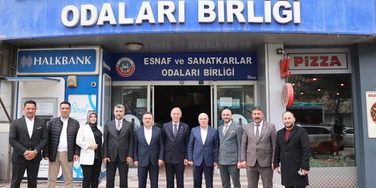 AK Parti Erzurum Milletvekili Altınok’tan ESOB’a ‘hayırlı olsun’ ziyareti