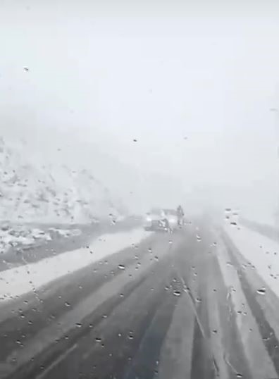 Mayıs ortasında kar esareti