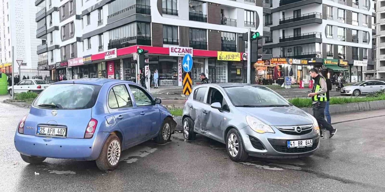 Erzurum’da zincirleme trafik kazası: 1 yaralı