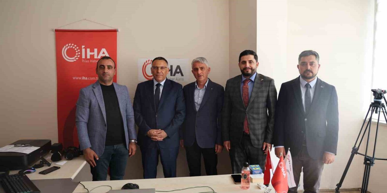 Rektör Gürel’den İHA’ya ziyaret