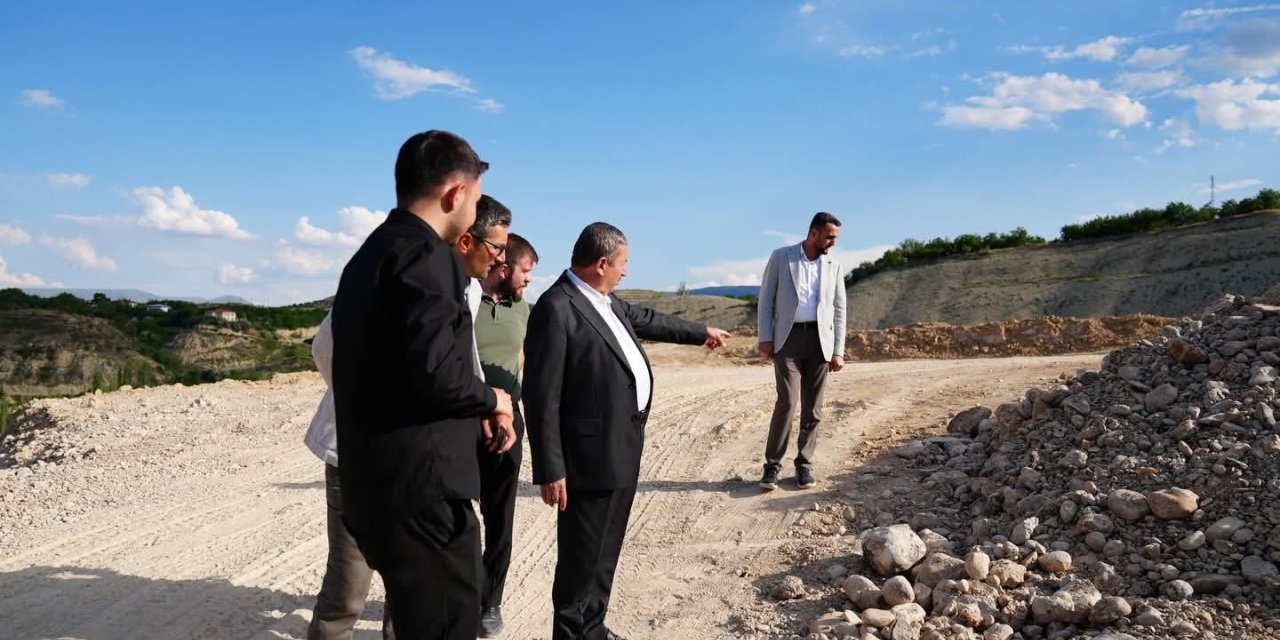 Darende Millet Bahçesi’nde çalışmalar yerinde incelendi