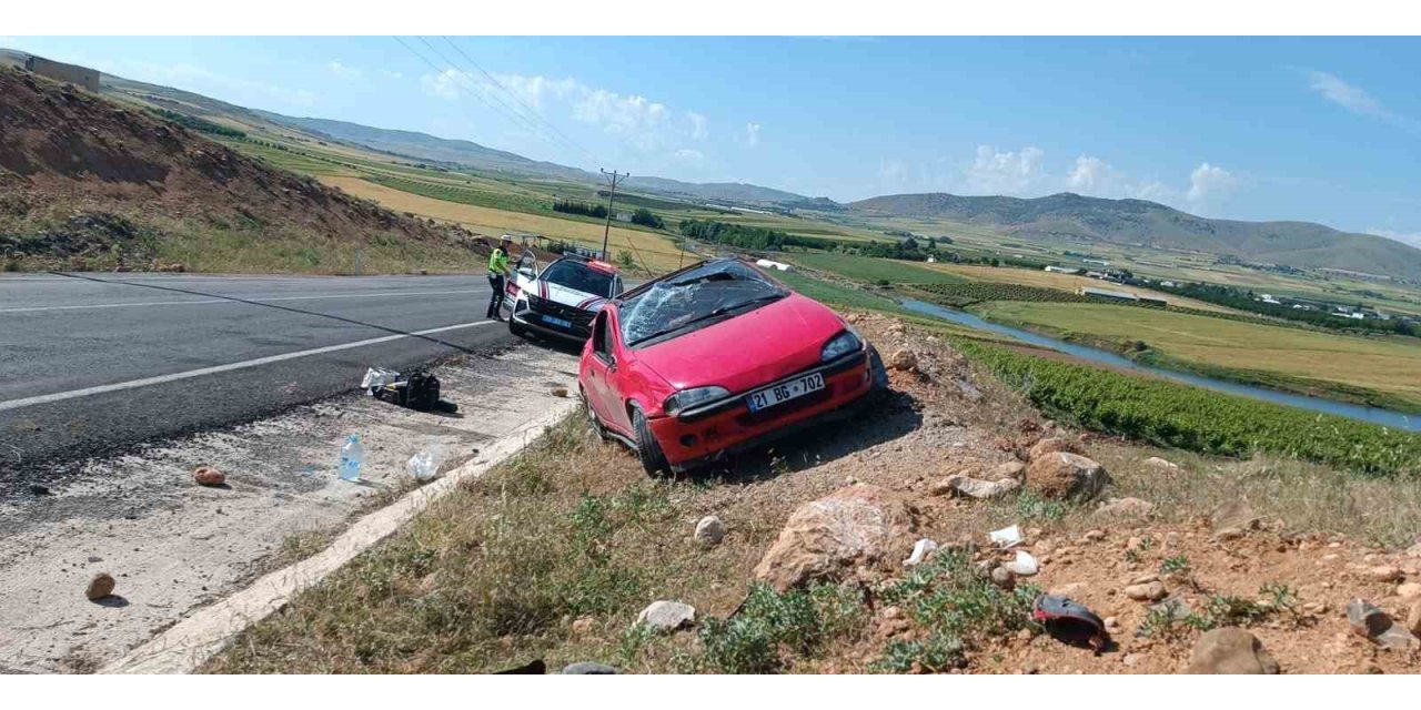 Elazığ’da trafik kazası: 1 yaralı