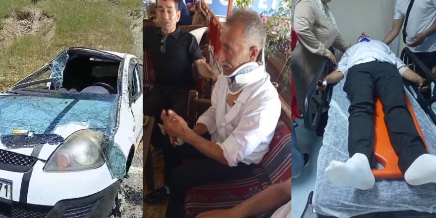 Taziyeye giderken kaza yaptılar: 3 yaralı