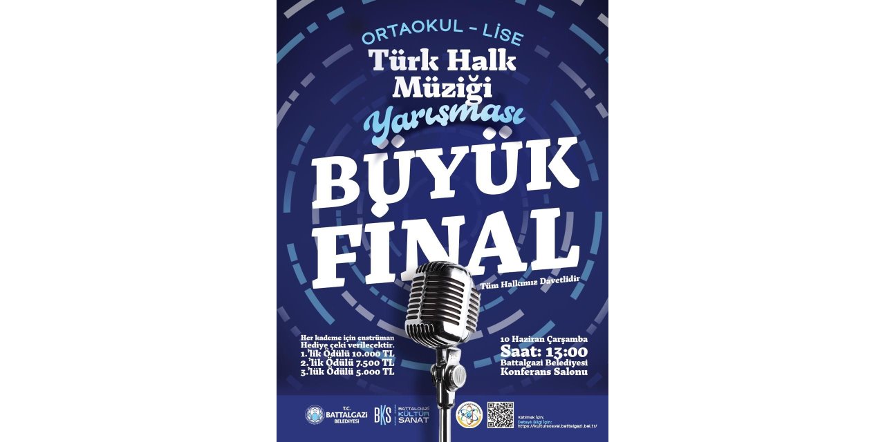Battalgazi’de Türk Halk Müziği Yarışması final heyecanı
