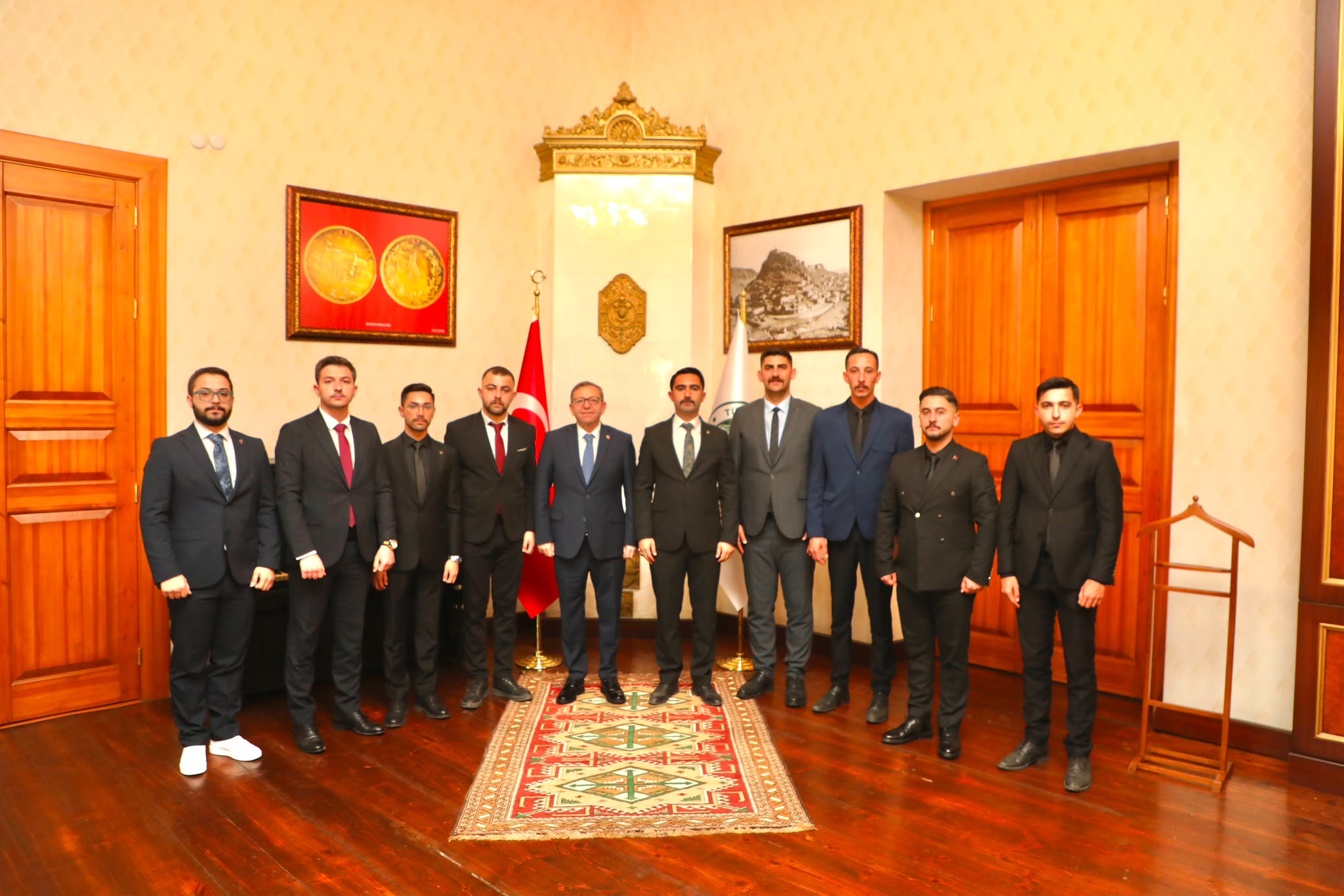 Ülkü Ocakları Kars İl Yönetiminden Vali Ziya Polat’a Ziyaret
