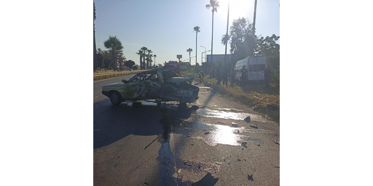 Mersin'de zincirleme trafik kazası: 1 ölü