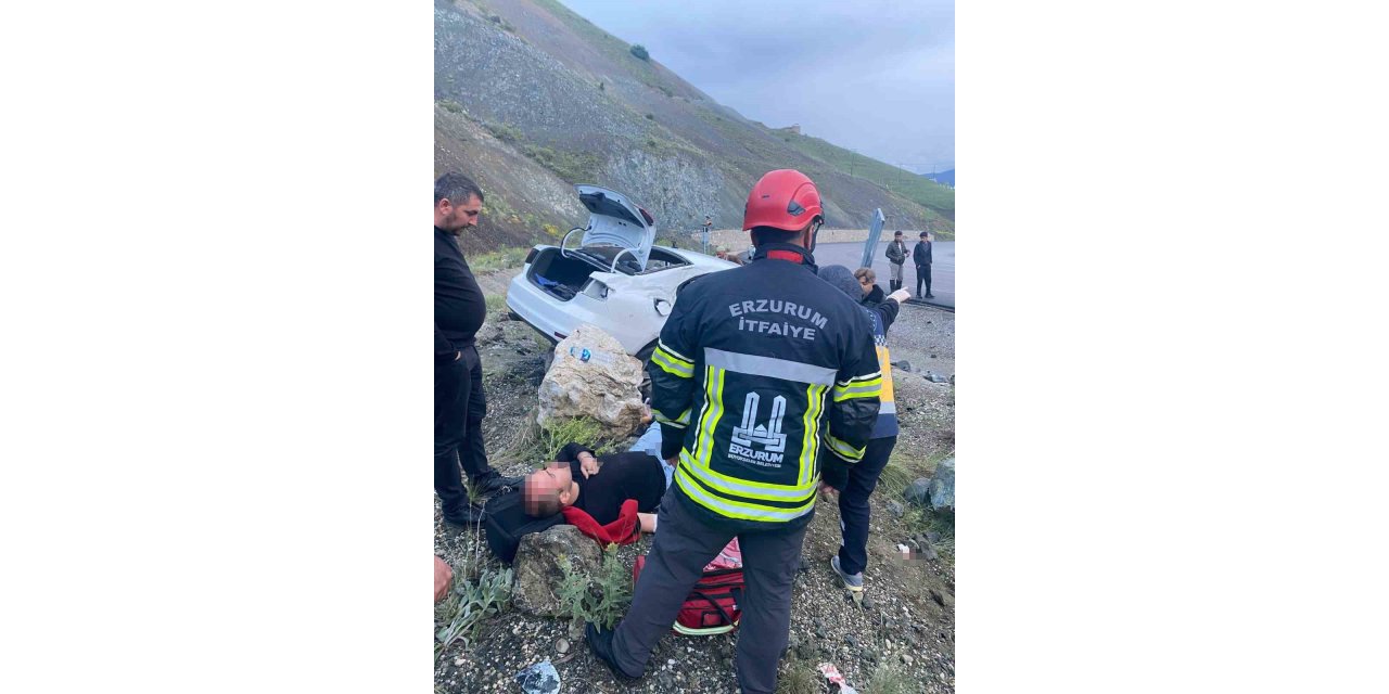 Erzurum’da trafik kazası: 4 yaralı
