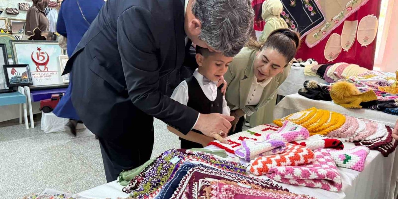 Halk Eğitim kursiyerlerinin eserleri görücüye çıktı