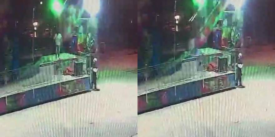 Lunaparktaki ölümlü kazanın görüntüsü kamerada