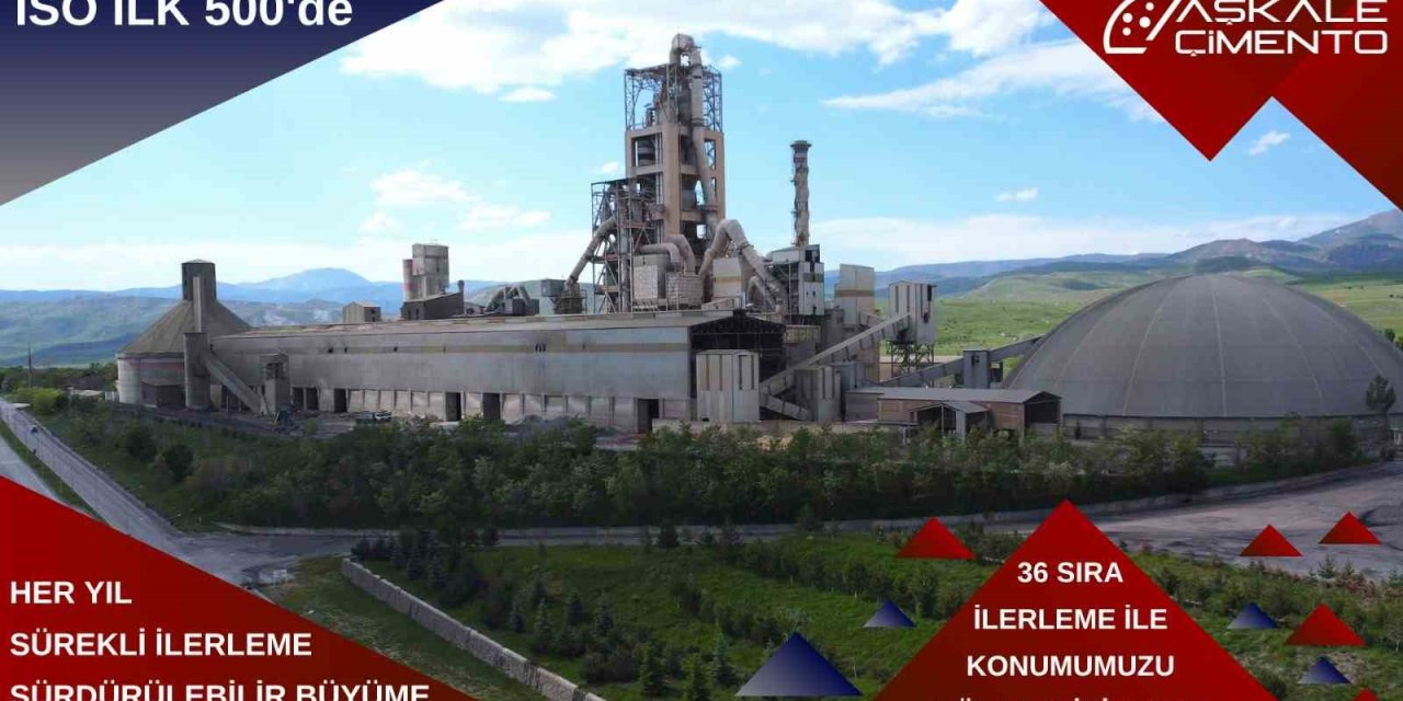 Aşkale Çimento rekor tazeledi: İSO 500’de 36 basamak yukarı çıktı
