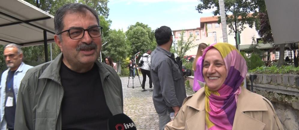 Ankara'da anne ve baba çocuğuna destek olmak için YKS'ye girdi