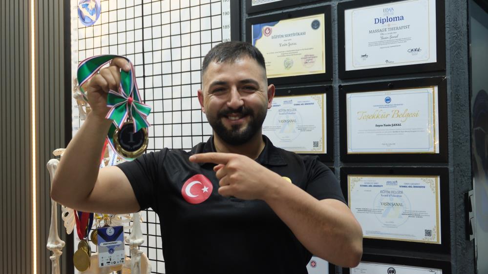 Tokyo'da altın madalya kazanan Türk terapist Asya Şampiyonu oldu