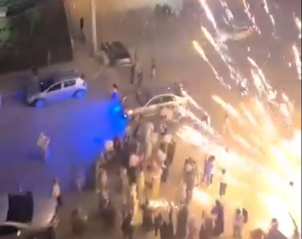 Nişan eğlencesi faciaya dönüşüyordu: Havai fişek davetlilerin arasına daldı