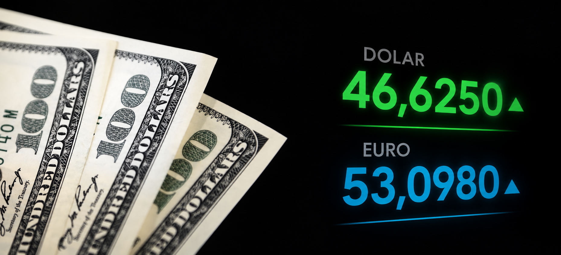 Dolar ve Euro Haftanın Son İşlem Gününe Yükselişle Başladı