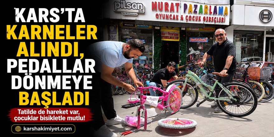 Kars'ta Karneler Alındı, Pedallar Dönmeye Başladı