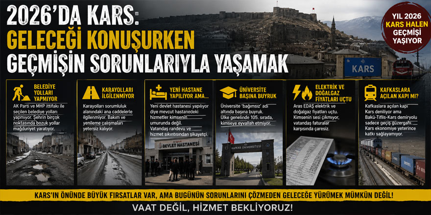 2026'da Kars: Geleceği Konuşurken Geçmişin Sorunlarıyla Yaşamak