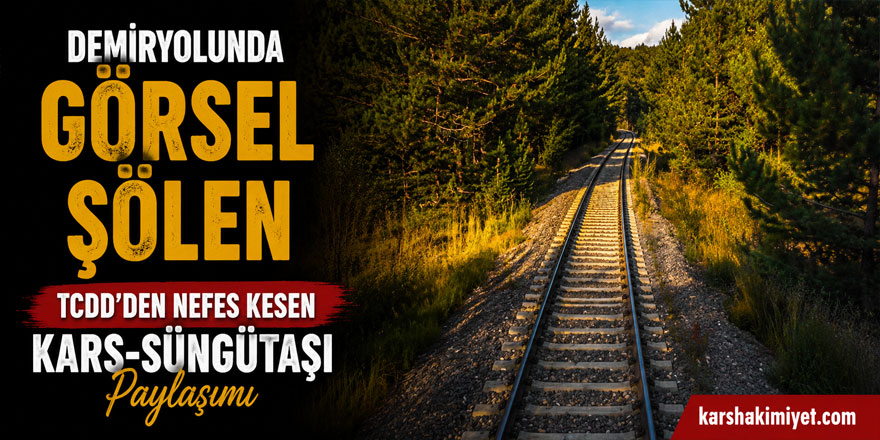 Demiryolunda Görsel Şölen: TCDD’den Nefes Kesen "Kars - Süngütaşı" Paylaşımı