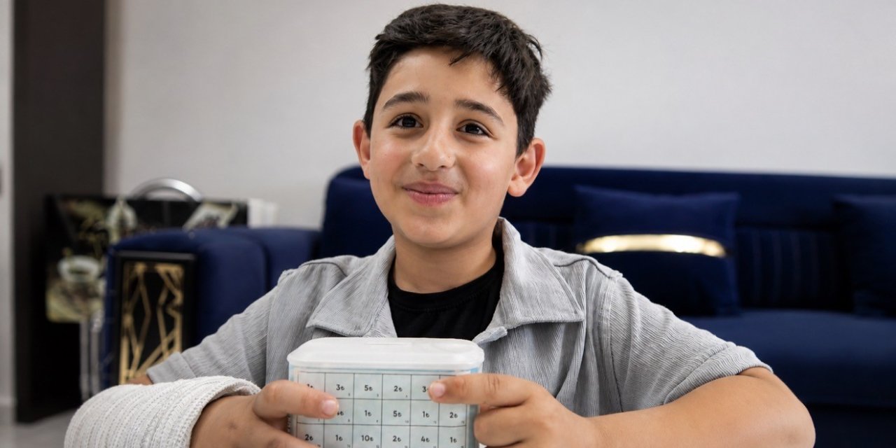 9 yaşındaki Musab Ali, 3 yıldır harçlıklarını Filistinli çocuklar için biriktiriyor