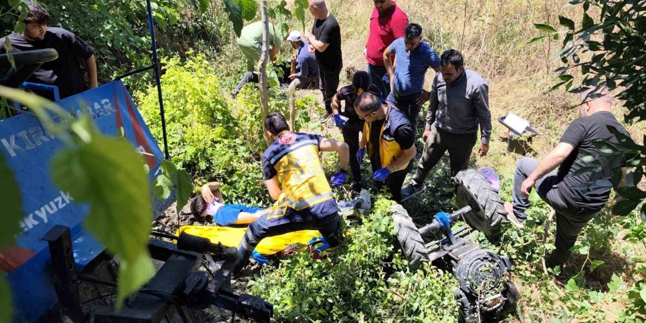 Malatya’da çapa motoru devrildi: 3 yaralı
