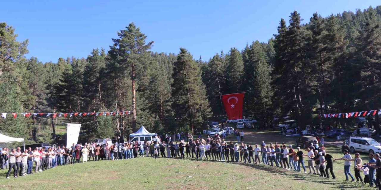 Karnavas Dut Pekmezi Festivali’nde çocuklar parmakla pekmez yemek için yarıştı