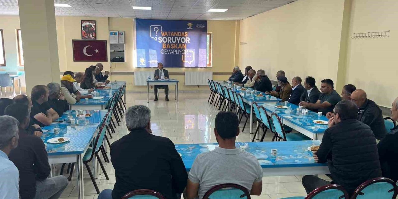 Arpaçay’da "Vatandaş Soruyor, Başkan Cevaplıyor" buluşmalarının 2’incisi gerçekleştirildi