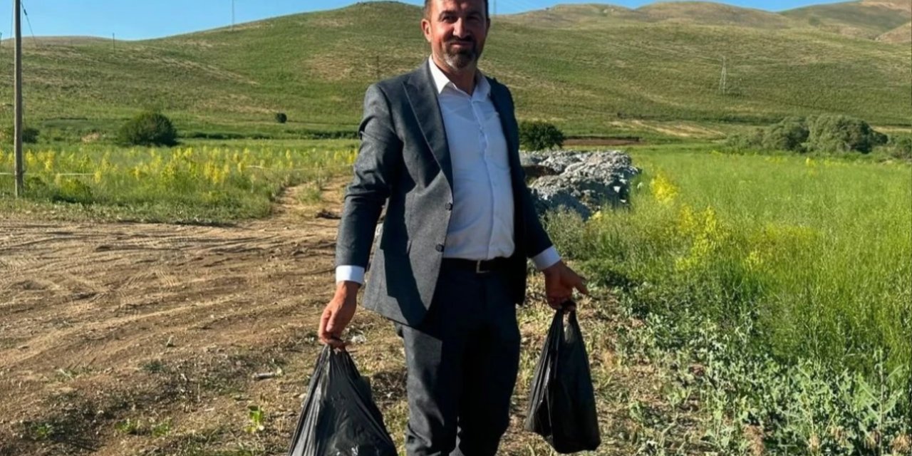 Yol kenarına atılan bira şişeleri köylüyü isyan ettirdi