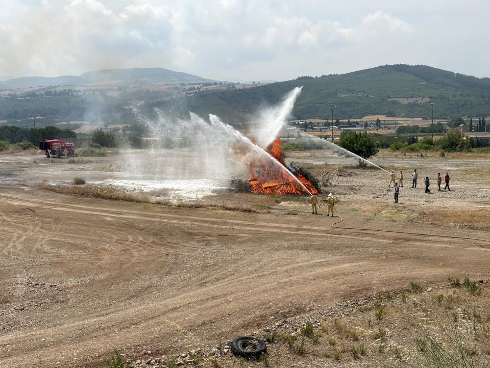 Osmaniye'de orman yangınlarına karşı özel timler tatbikatta buluştu