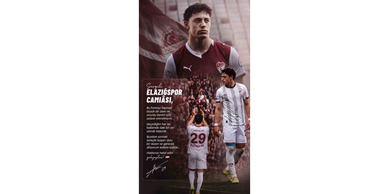 Haluk Mustafa Tan, Elazığspor’a veda etti