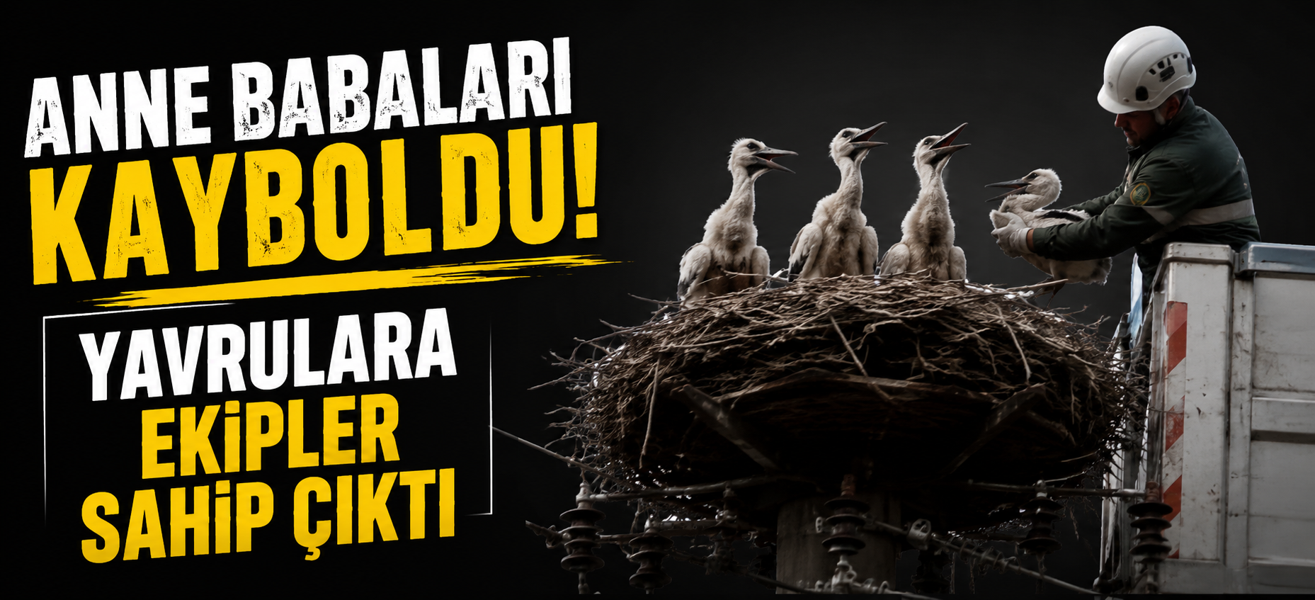 Anne Babaları Kayboldu, Yavrulara Ekipler Sahip Çıktı