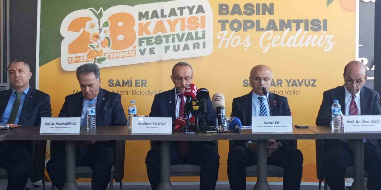 Malatya, 28. Uluslararası Kayısı Festivali’ne hazırlanıyor