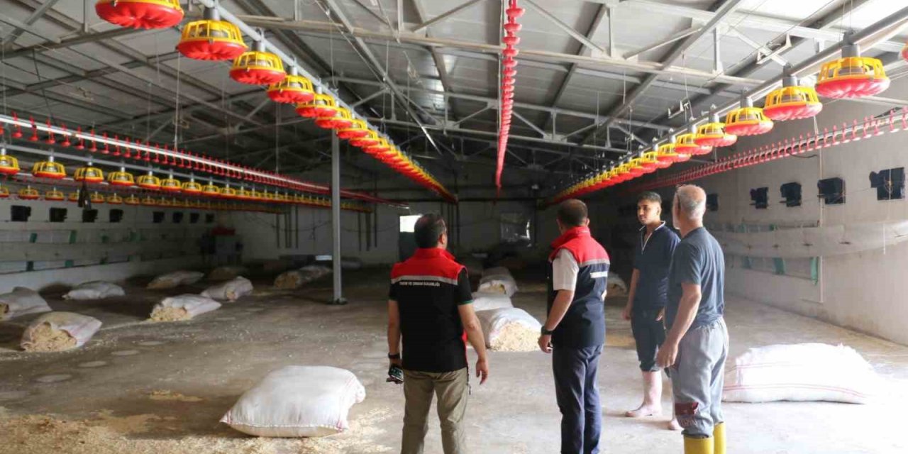 TKDK hibesiyle kurulan broiler işletmesi incelendi