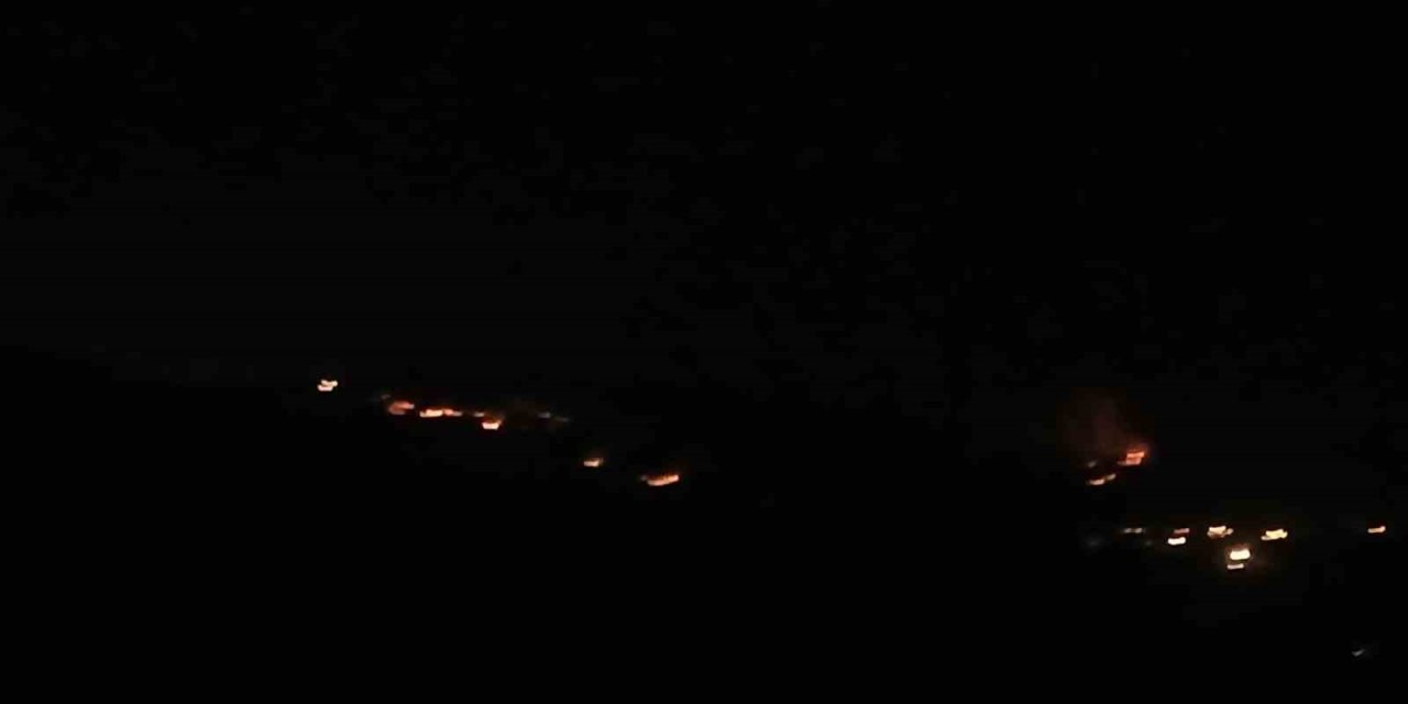 Malatya’daki orman yangınını söndürme çalışmaları sürüyor