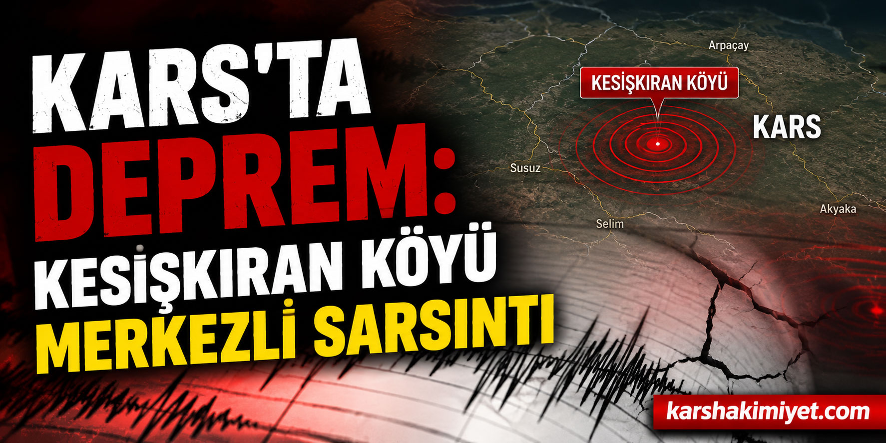 Kars'ta Deprem: Keşişkıran Köyü Merkezli Sarsıntı