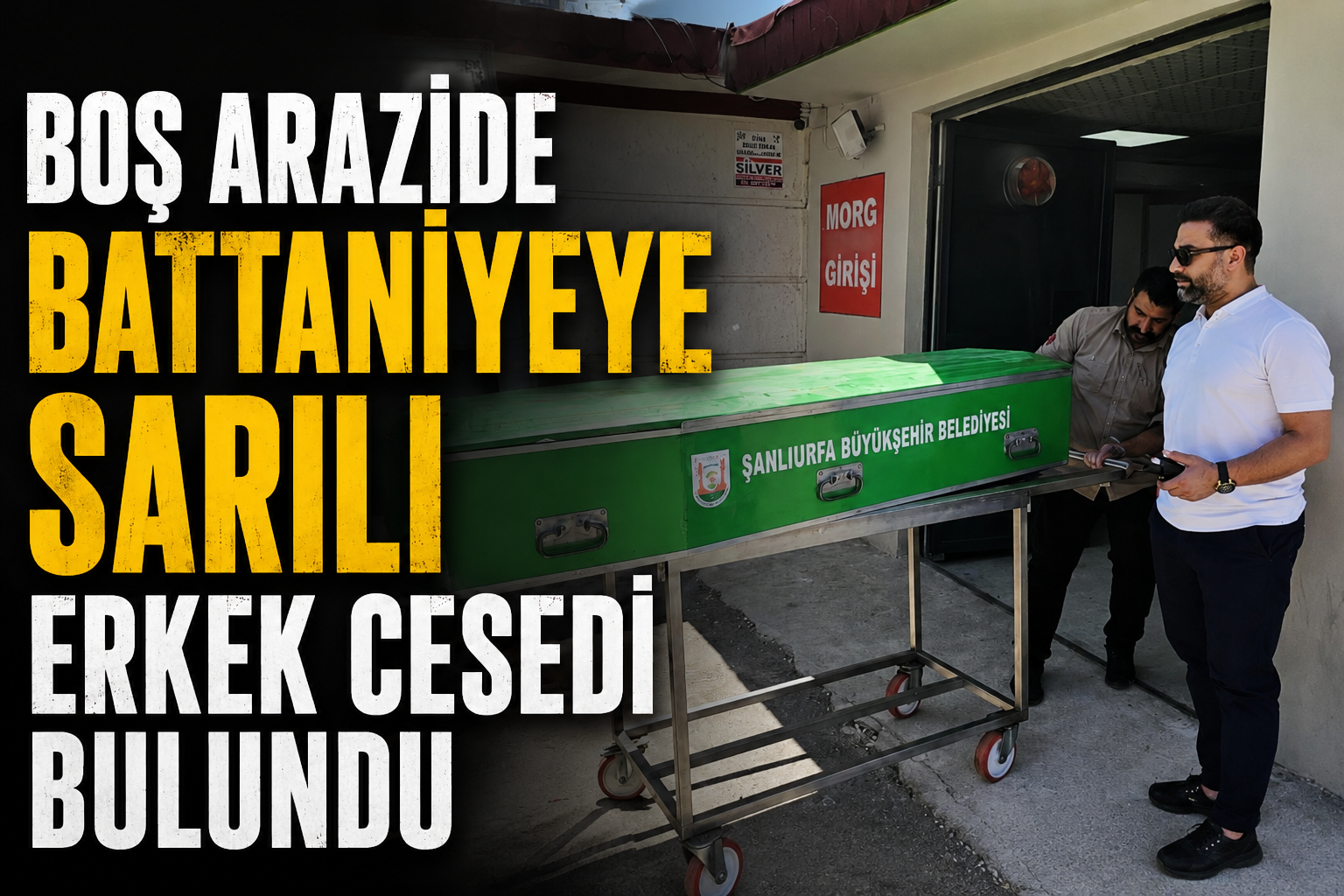 Boş arazide battaniyeye sarılı erkek cesedi bulundu
