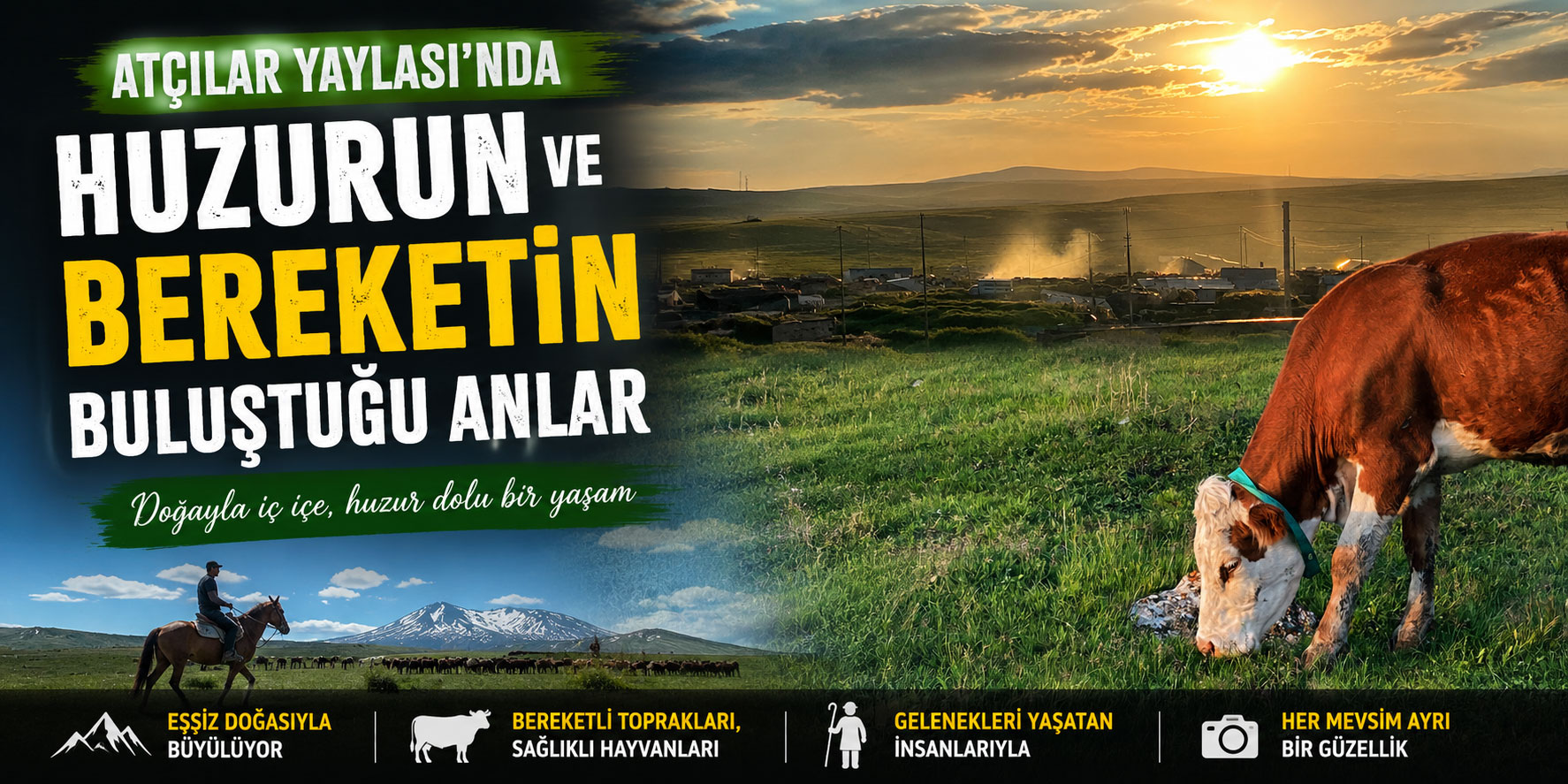 Atçılar Yaylası’nda Huzurun ve Bereketin Buluştuğu Anlar