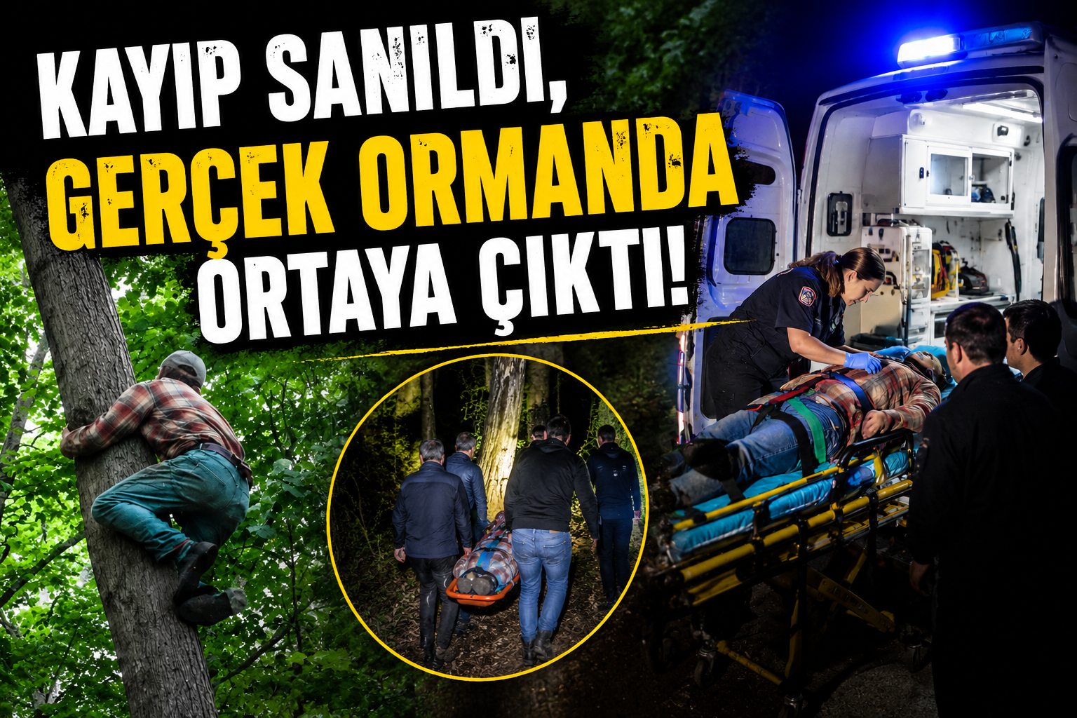 Kayıp Sanıldı, Gerçek Ormanda Ortaya Çıktı!
