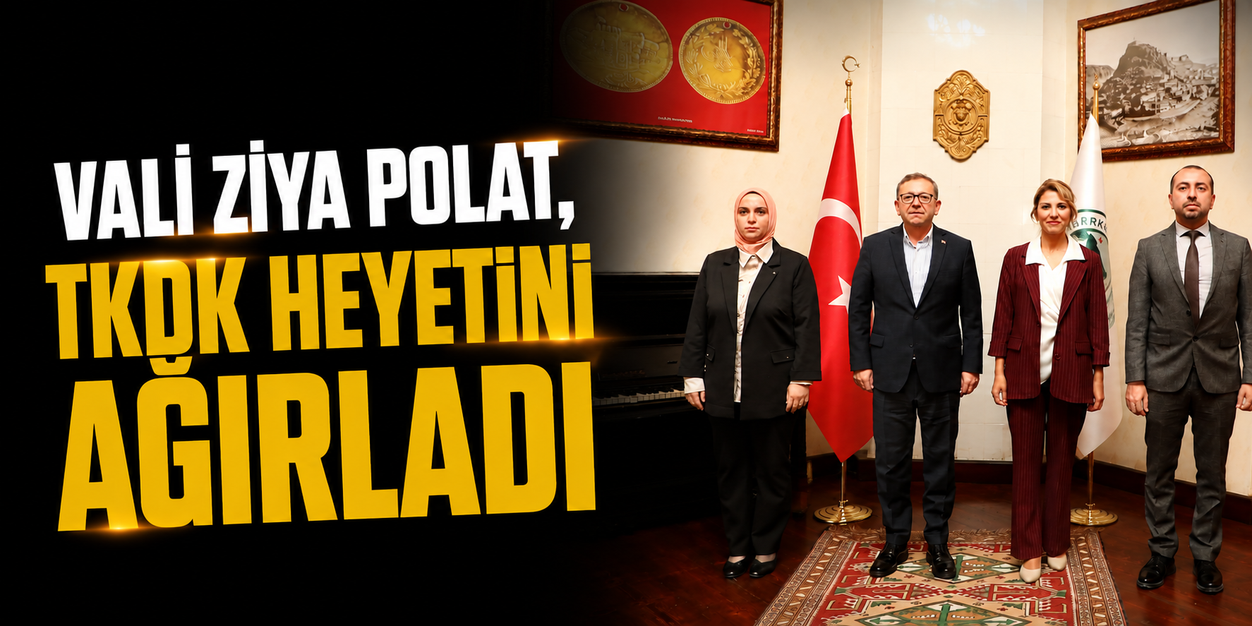 Vali Ziya Polat, TKDK Heyetini Ağırladı