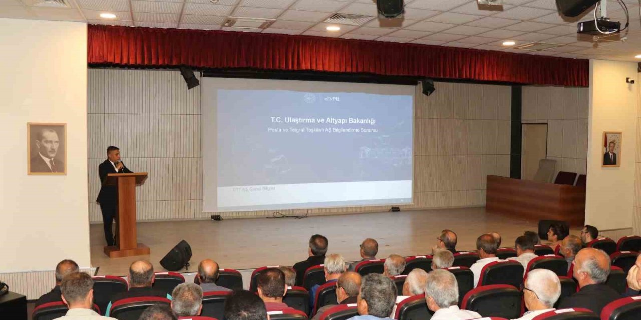 PTT hizmetleri Oltu’da tanıtıldı: Muhtar ve esnaflara bilgilendirme toplantısı düzenlendi