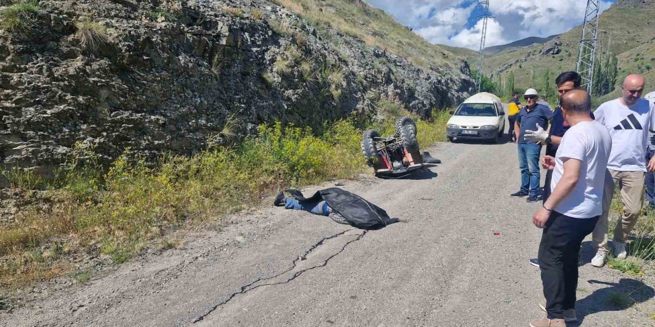 İspir’de kahreden kaza: ATV’den düşen şahıs hayatını kaybetti