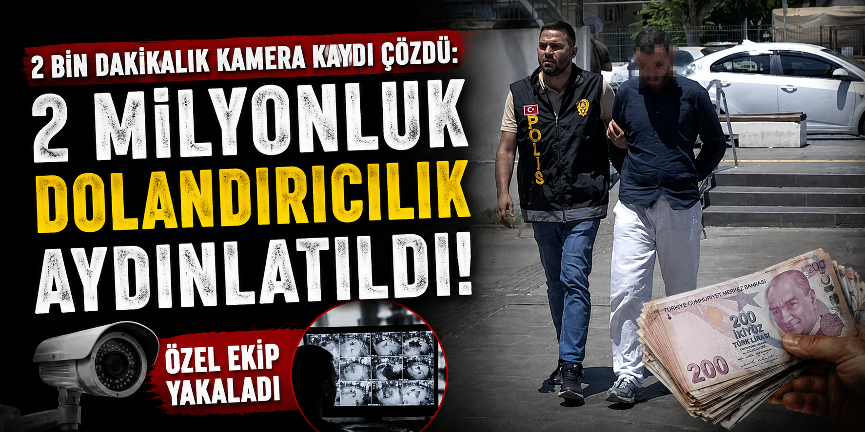 2 Bin Dakikalık Kamera Kaydı Çözdü: 2 Milyonluk Dolandırıcılık Aydınlatıldı