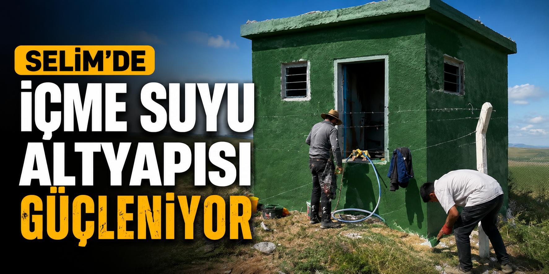 Selim'de İçme Suyu Altyapısı Güçleniyor