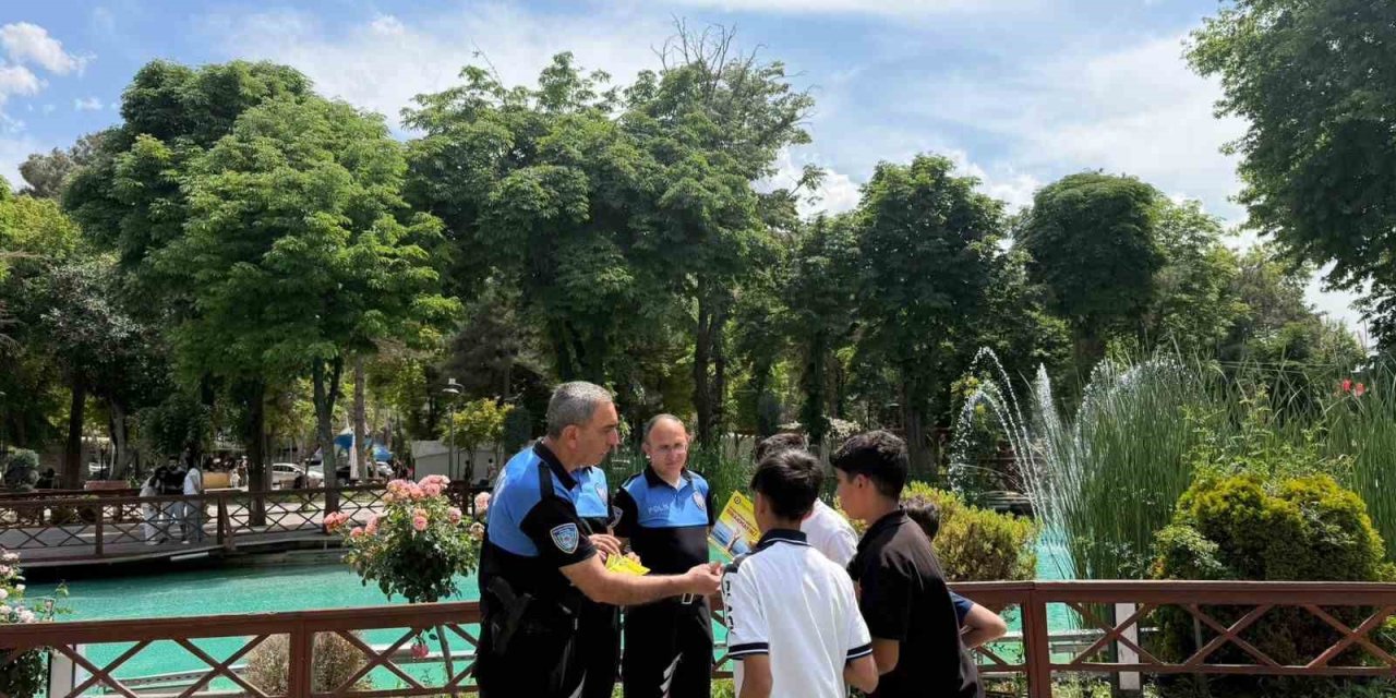 Malatya’da polis ekiplerinden boğulma vakalarına karşı farkındalık çalışması