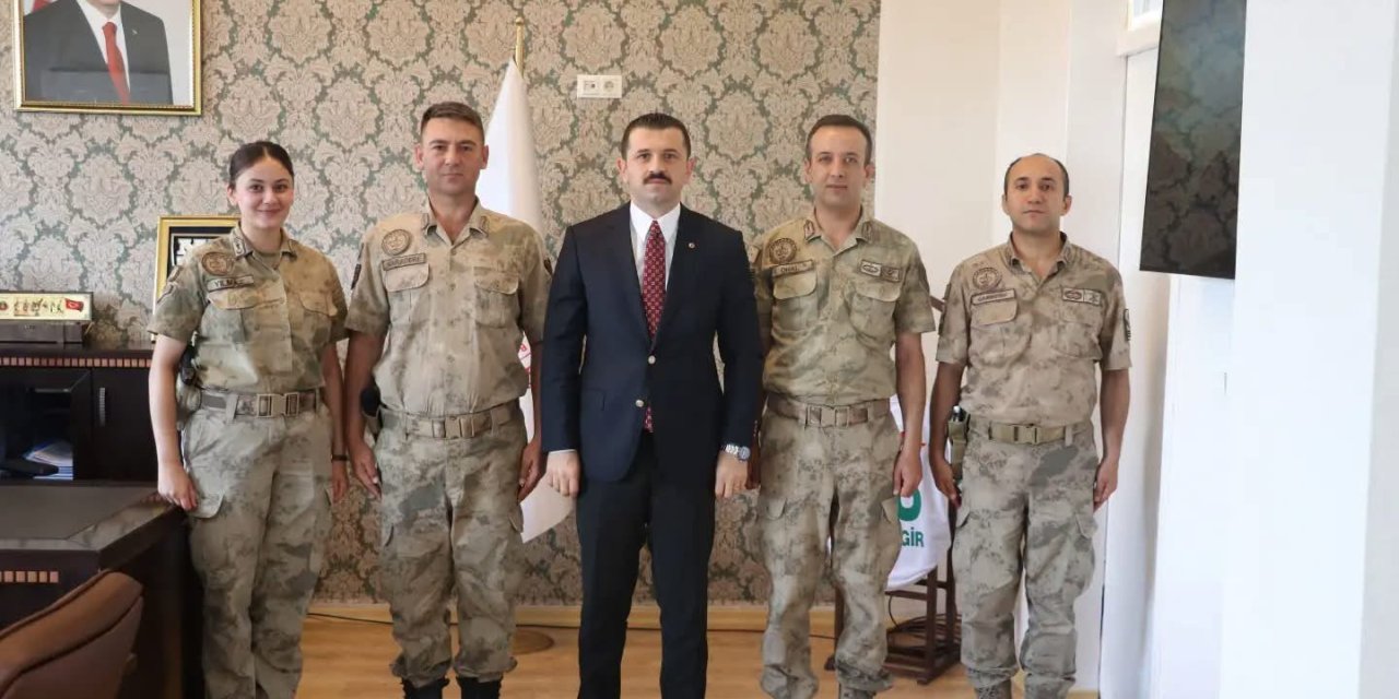 Kaymakam Ahmet Coşkun’dan tayin olan jandarma personeline teşekkür