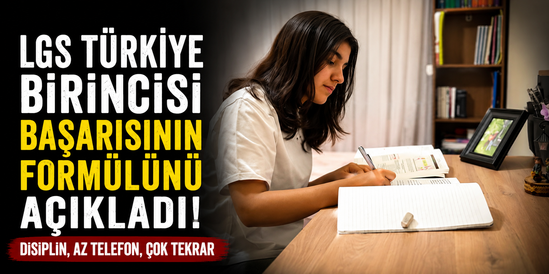LGS Türkiye Birincisi Başarısının Formülünü Açıkladı