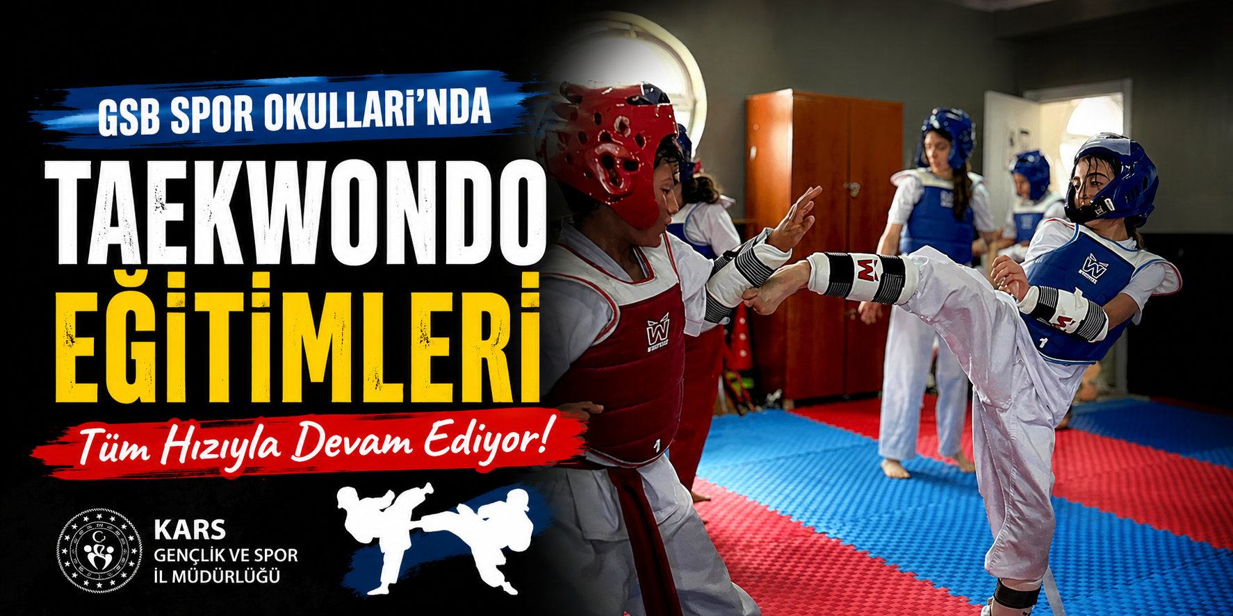 GSB Spor Okulları'nda Taekwondo Eğitimleri Aralıksız Sürüyor
