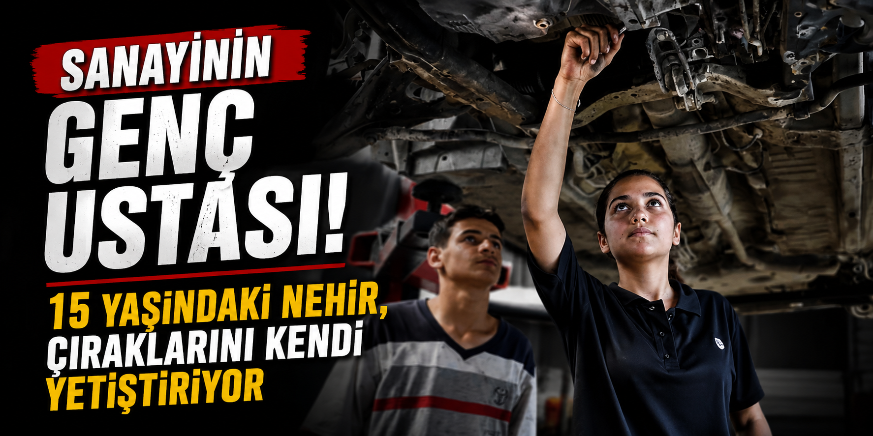 Sanayinin Genç Ustası: 15 Yaşındaki Nehir, Çıraklarını Kendi Yetiştiriyor