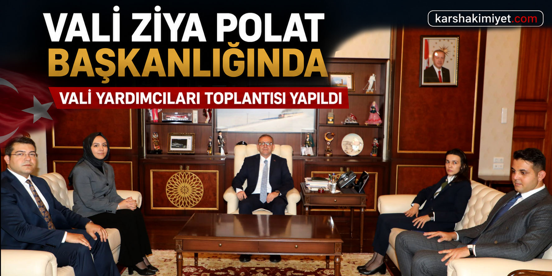 Vali Ziya Polat Başkanlığında Vali Yardımcıları Toplantısı Yapıldı