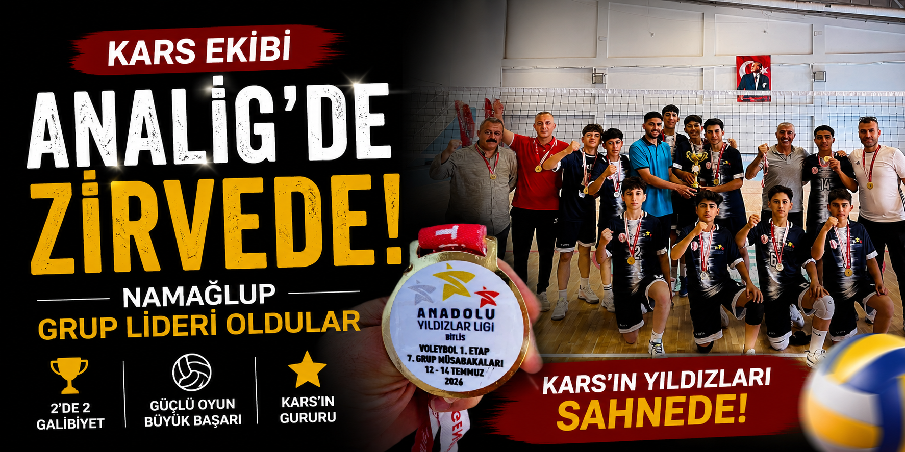 Kars Ekibi Analig'de Nağmalup Grup Lideri Oldu