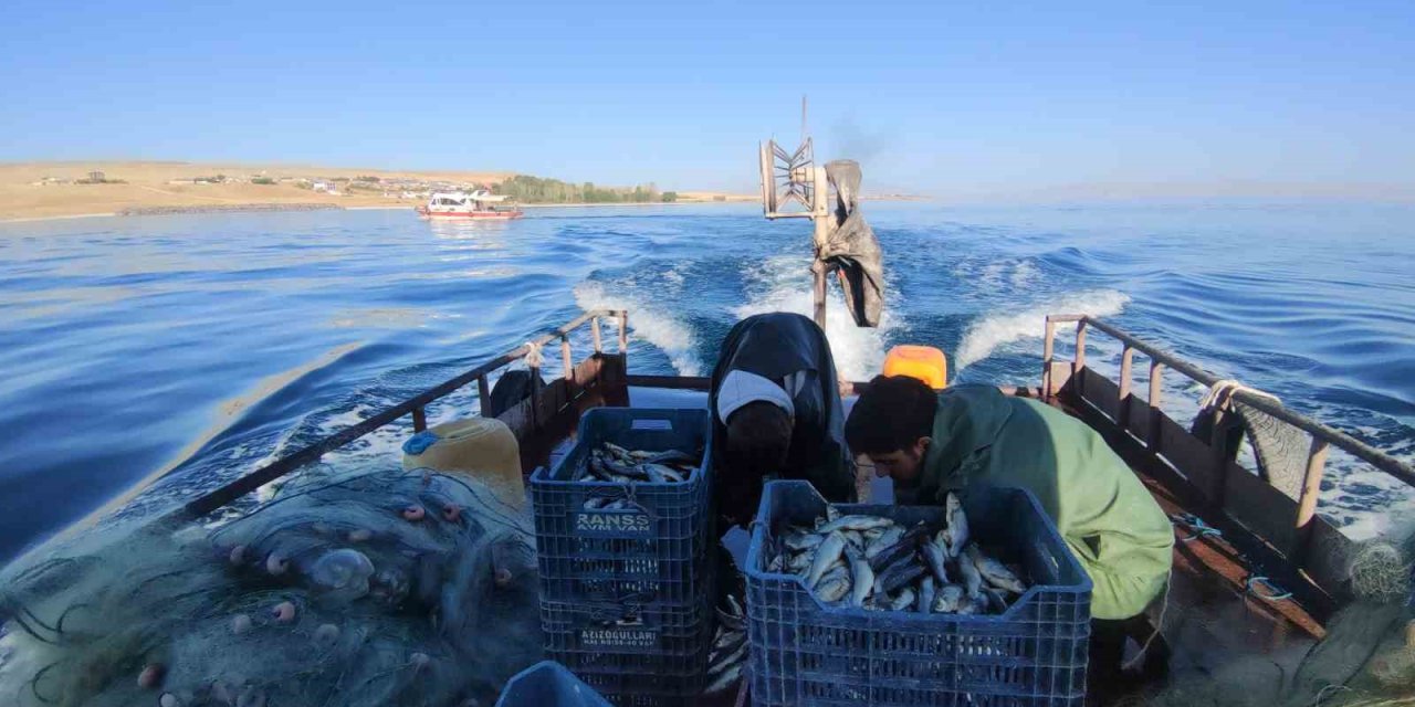 Van’da 90 günlük inci kefali av yasağı sona erdi