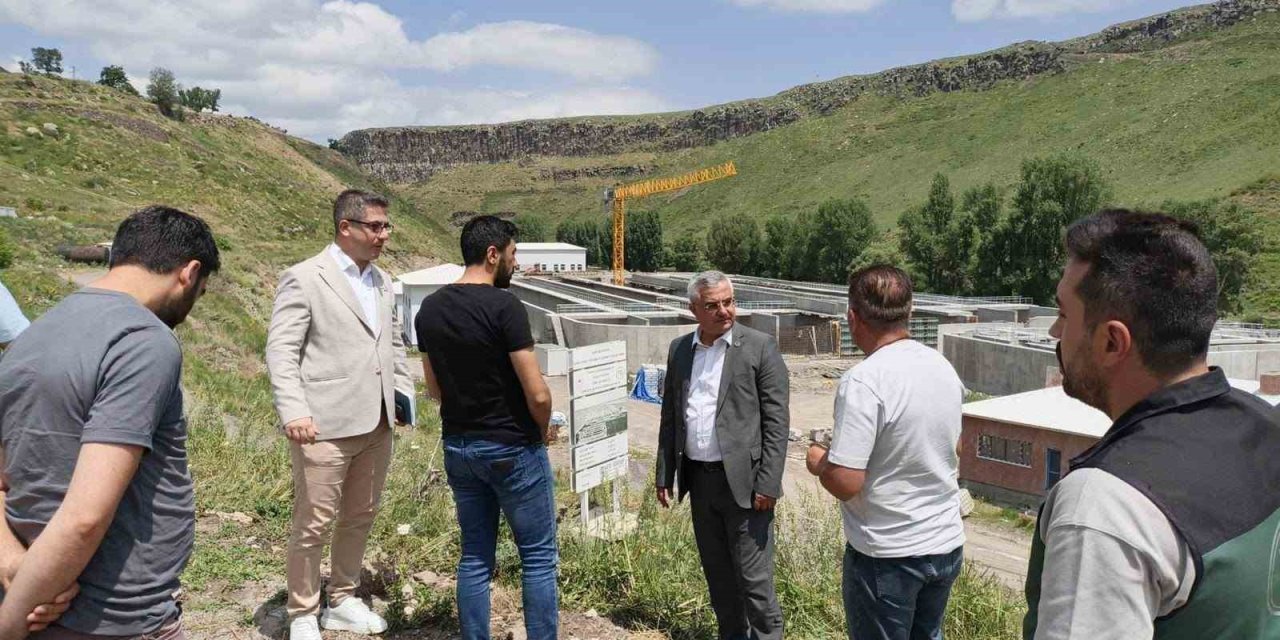 DSİ’den Kars’ta yatırımlara yakın takip: Atıksu Tesisi ve Kağızman Barajı yerinde incelendi